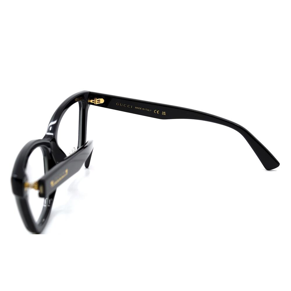 Gucci GG1589O 001 Black Eyeglasses Frames 55-16-145 Authentic New Italy - Picture 10 of 16